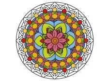 Mandala målarbok